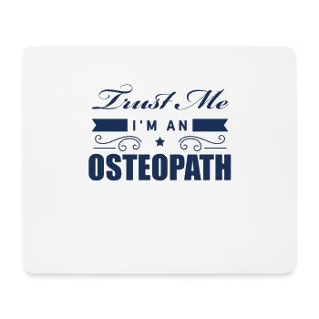 Osteopath Praxis Osteopathie Heilkunde Heilpraxis - Mousepad (Querformat) - Weiß - Vorne