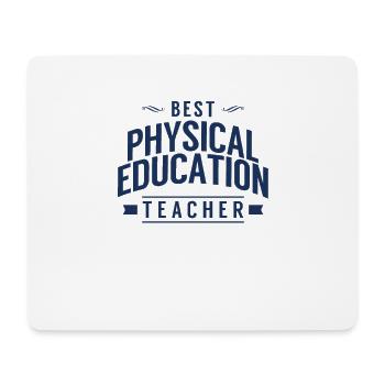 Physical education teacher - Mouse Pad (horizontal) - white - Front