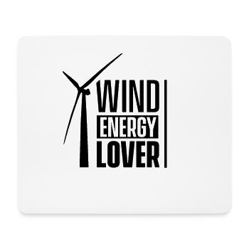 Windmühle Liebhaber Windkraft Windrad Windenergie - Mousepad (Querformat) - Weiß - Vorne