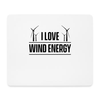 Windenergie Windkraft Liebhaber Windrad Windmühle - Mousepad (Querformat) - Weiß - Vorne