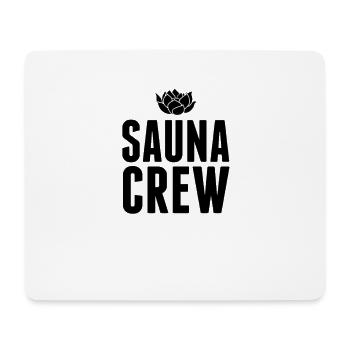 Sauna - Mousepad (Querformat) - Weiß - Vorne