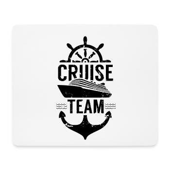 Croisières bateau croisière croisière yacht équipage - Tapis de souris (format paysage) - blanc - Devant
