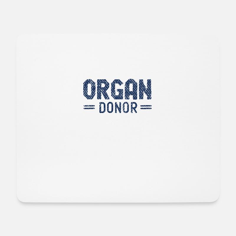 Organ Donation Organs Donation Organ Donor Savior - Mouse Pad (horizontal) - white