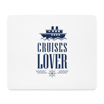 Travel Ship Cruise Ship Team Cruise - Mouse Pad (horizontal) - white - Front