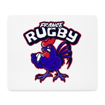 Frankreich Rugby - Mousepad (Querformat) - Weiß - Vorne
