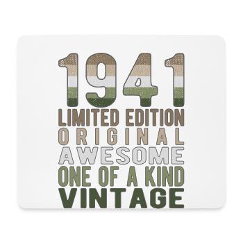 Edition limitée depuis 1941 Anniversaire Millésime 1941 - Tapis de souris (format paysage) - blanc - Devant