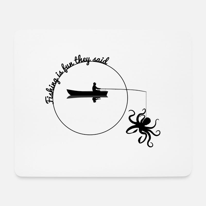 fishing - Mouse Pad (horizontal) - white