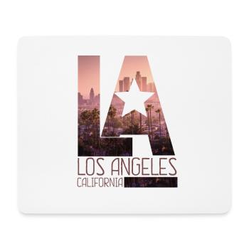 Los Angeles California - Mousepad (Querformat) - Weiß - Vorne