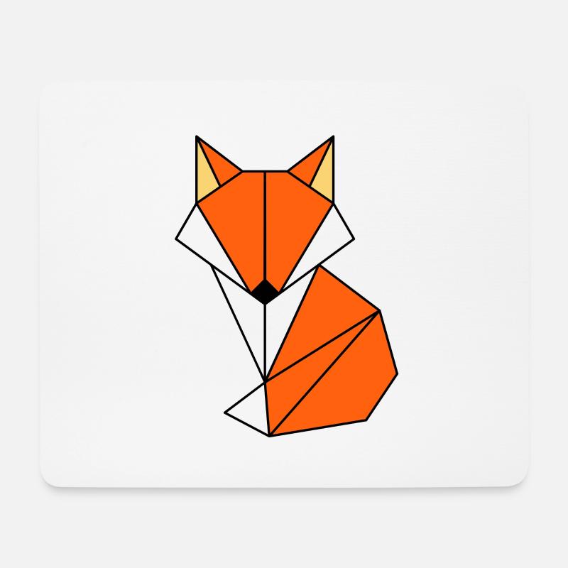Fuchs - Mousepad (Querformat) - Weiß