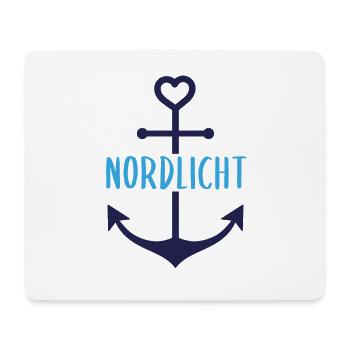 Nordlicht - Mousepad (Querformat) - Weiß - Vorne