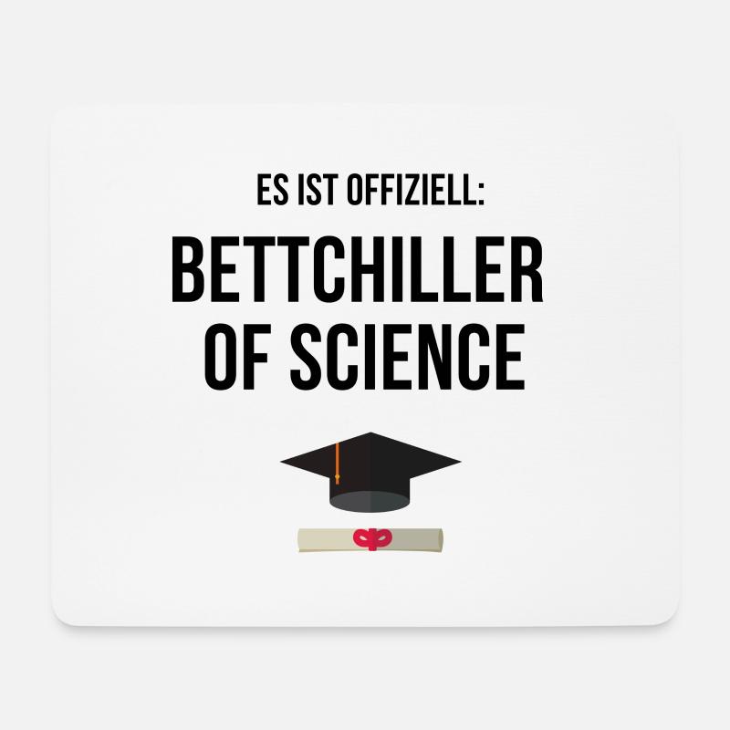 Bachelor of Science Bettchiller Uni Abschluss - Mousepad (Querformat) - Weiß