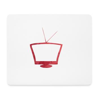 Red TV - Tapis de souris (format paysage) - blanc - Devant