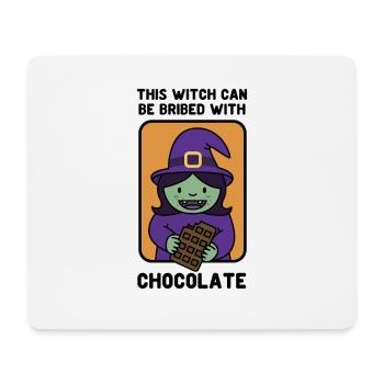 Halloween. Kostüm. Süßes oder Saures. Hexe. - Mousepad (Querformat) - Weiß - Vorne