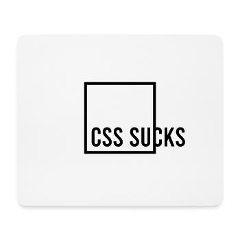 CSS Sucks - Mouse Pad (horizontal) - white - Front
