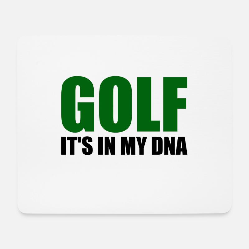 Golf - Mousepad (Querformat) - Weiß
