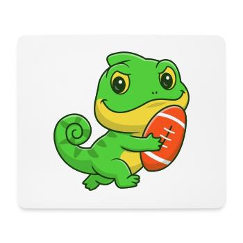 Dino-Gridiron-Niedlichkeit - Mousepad (Querformat) - Weiß - Vorne
