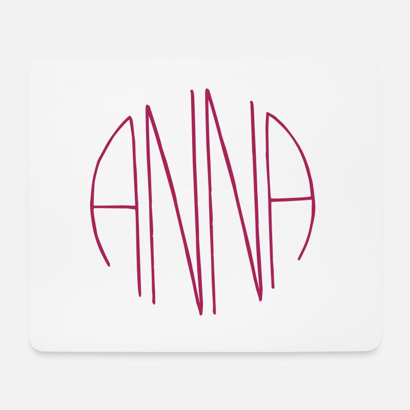 Anna Geschenk - Mousepad (Querformat) - Weiß