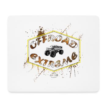 OFFROAD EXTREME Monster Truck - Mouse Pad (horizontal) - white - Front