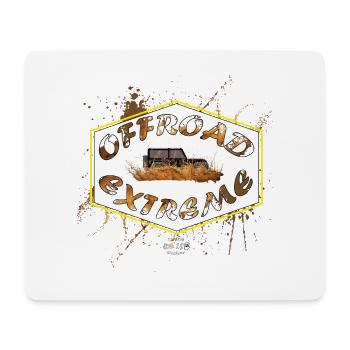 OFFROAD EXTREME Wrangler - Mousepad (Querformat) - Weiß - Vorne