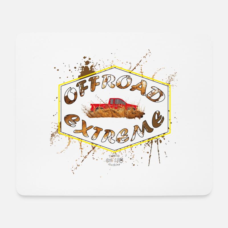 OFFROAD EXTREME Pick Up - Mousepad (Querformat) - Weiß