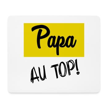 BONNE FÊTE PAPA. PAPA - Tapis de souris (format paysage) - blanc - Devant