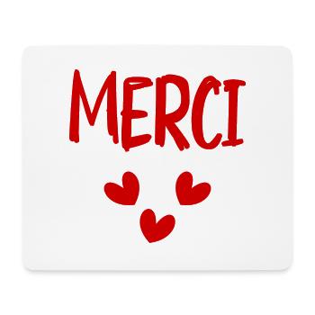 THANK YOU. THANKS. THANK YOU. ANNIVERSARY. BIRTH. - Mouse Pad (horizontal) - white - Front