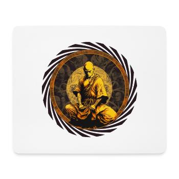 Shaolin Discipline I Man Birthday Graphic Motif - Mouse Pad (horizontal) - white - Front