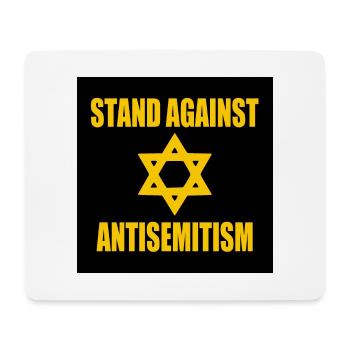 stand against antisemitism - Tapis de souris (format paysage) - blanc - Devant