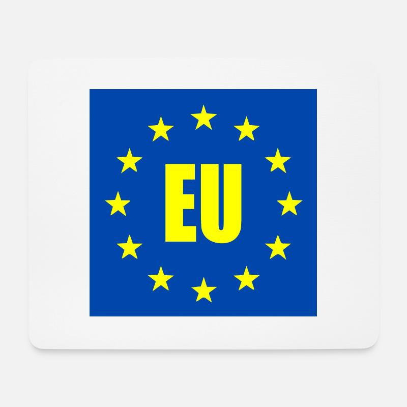 Eu - europa - Mousepad (Querformat) - Weiß