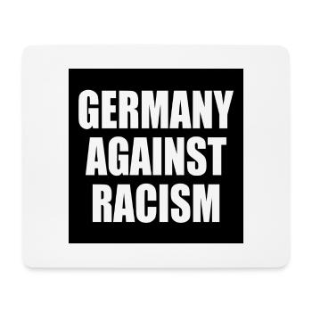 Germany against racism - Mousepad (Querformat) - Weiß - Vorne