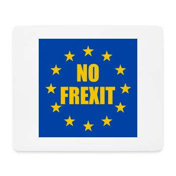 No frexit - Mouse Pad (horizontal) - white - Front