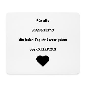 Thank you Mom for giving it to you - Mouse Pad (horizontal) - white - Front