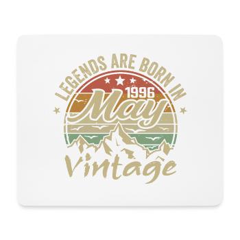 May 1996 Birthday Gift 1996 Vintage 1996 - Mouse Pad (horizontal) - white - Front