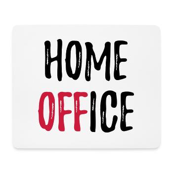 Home OFFice Geschenk für Freunde Job im Büro - Mousepad (Querformat) - Weiß - Vorne