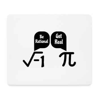 Math drôle - Tapis de souris (format paysage) - blanc - Devant