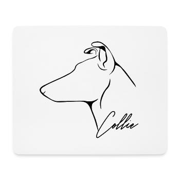 COLLIE Kurzhaar Profil WILSIGNS Hunde Hund - Mousepad (Querformat) - Weiß - Vorne