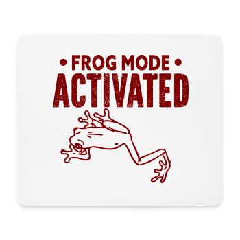 Frosch - Amphibie Tier - Mousepad (Querformat) - Weiß - Vorne