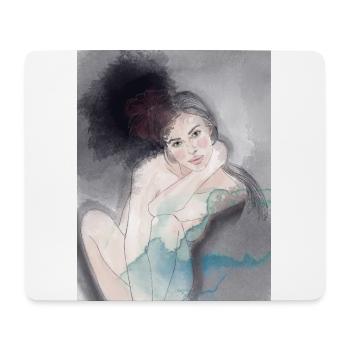 liebe dich selbst - Mousepad (Querformat) - Weiß - Vorne
