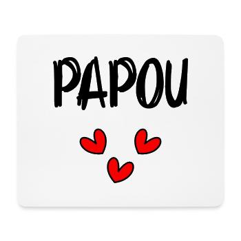 PAPUAN. DAD. FATHER'S DAY. HAPPY DADDY'S DAY - Mouse Pad (horizontal) - white - Front