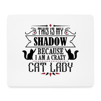 Crazy Cat Lady - Mouse Pad (horizontal) - white - Front