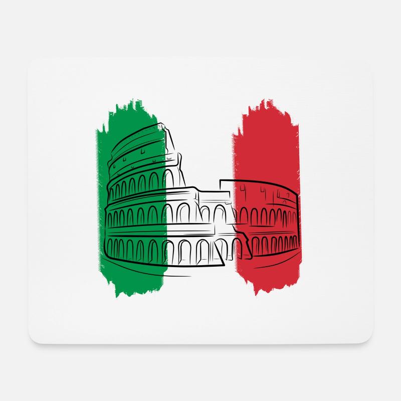 Rom - Mousepad (Querformat) - Weiß