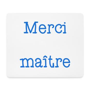 MERCI. ANNIVERSAIRE. NAISSANCE. RETRAITE. MERCI - Tapis de souris (format paysage) - blanc - Devant