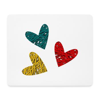 PAAR. ICH HABE GERADE GEHEIRATET. Junggesellinnenabschied. VALENTINSTAG. LIEBE. - Mousepad (Querformat) - Weiß - Vorne