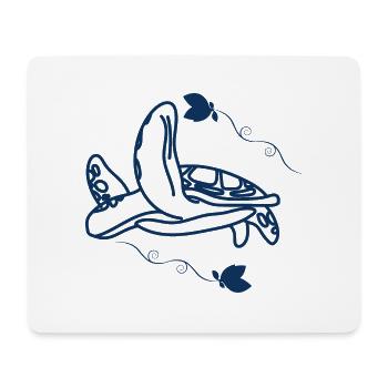 Turtle / Reptile - Reptile - Mouse Pad (horizontal) - white - Front