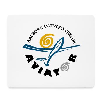 Flieger - Mousepad (Querformat) - Weiß - Vorne