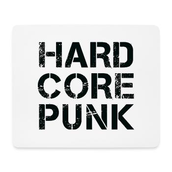 Hardcore Punk Distressed Typografie - Mousepad (Querformat) - Weiß - Vorne