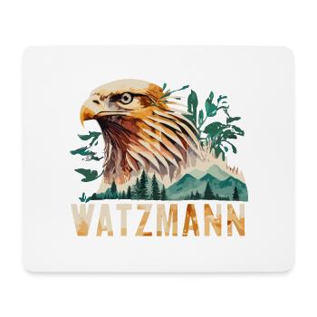 Watzmann Steinadler Bartgeier Souvenirs - Mousepad (Querformat) - Weiß - Vorne