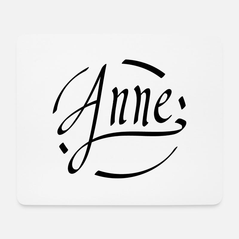 Anne - Mouse Pad (horizontal) - white