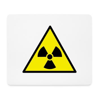 Radioaktiv - Mousepad (Querformat) - Weiß - Vorne