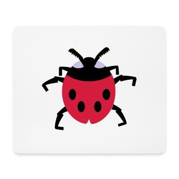 Marienkäfer / ladybug (3c) - Mousepad (Querformat) - Weiß - Vorne